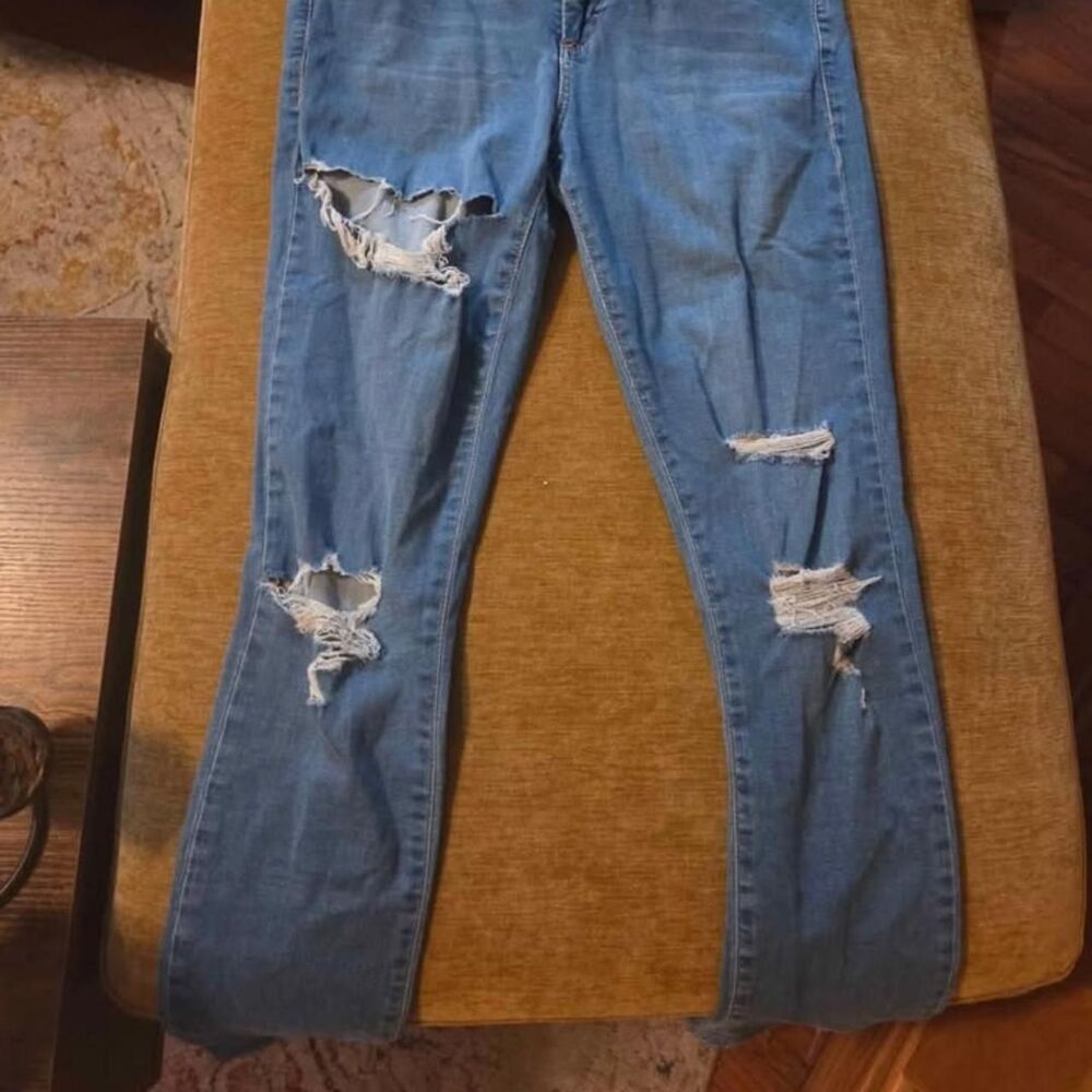 Topshop Women's Blue Jeans
